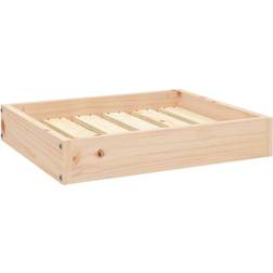 vidaXL Solid Wood Pine Dog Bed 51.5x44x9cm