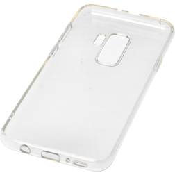 AccuCell Hülle passend für Samsung Galaxy S9 Plus transparente Schutzhülle, Anti-Gelb Luftkissen Fallschutz Silikon Handyhülle robustes TPU Case