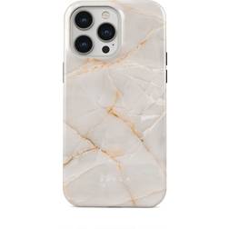 Burga Vanilla Sand Marble iPhone 14 Pro Case, Tough MagSafe N/A