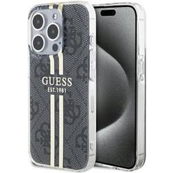 Guess Gold Stripe Case for iPhone 15 Pro Max