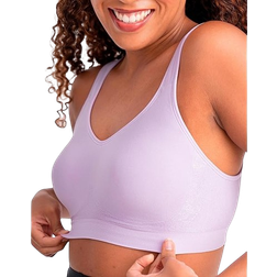 Shapermint Truekind Daily Comfort Wireless Shaper Bra - Lavender