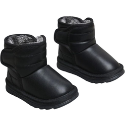 Shein Boys Hook-and-loop Fastener Thermal Lined Snow Boots