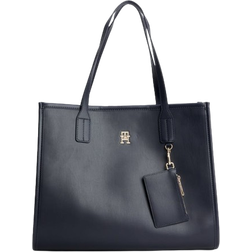 Tommy Hilfiger City Monogram Plaque Tote Bag - Blue