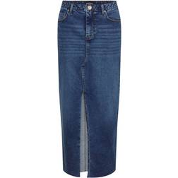 Pieces Jessie Denim Skirt - Medium Blue Denim