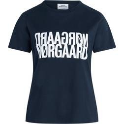 Mads Nørgaard Single Organic Trenda P Tee - Sky Captain