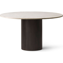 Vipp 494 Beige Marble / Dark Oiled Oak Dining Table 130cm