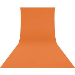 Westcott Wrinkle-Resistant Backdrop Tiger Orange 9x20ft