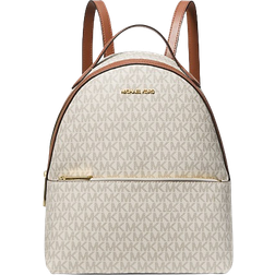 Michael Kors Sheila Medium Logo Backpack - Vanilla