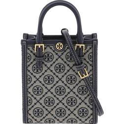 Tory Burch Mini T Monogram Tote Bag - Navy