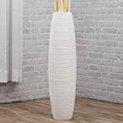 Leewadee Large White Floor 28 Inches Vase