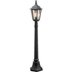 Konstsmide Florence Matte Black Bollard 120cm