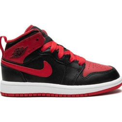 NIKE Air Jordan 1 Mid PS - Black/White/Fire Red