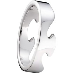 Georg Jensen Fusion End Ring - White Gold