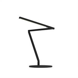 Koncept Z-Bar Gen Matte Black Table Lamp 12.5"