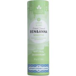 Ben & Anna Sensitive Lemon & Lime Paper Deo Stick 60g