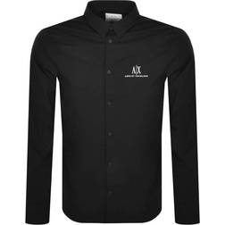 Armani Exchange Poplin Shirt - Black