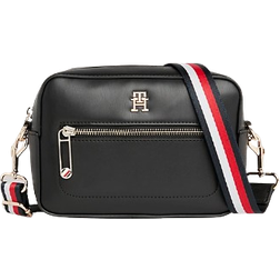 Tommy Hilfiger Tape On The Strap Iconic Camera Bag - Black