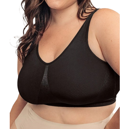 Shapermint Truekind Everyday Throw On Wireless Bralette - Black