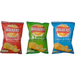 Walkers Squares Variety Multipack Snacks Crisps 22g 12pack