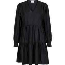 Neo Noir Katrina Wave Dress - Black