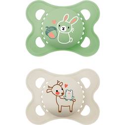 Mam Original Pure Latex 0-6m 2-pack Rabbit & Deer