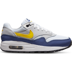 NIKE Air Max 1 GS - White/Blue Recall/Pure Platinum/Tour Yellow