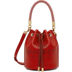 Marc Jacobs The Leather Bucket Bag - True Red