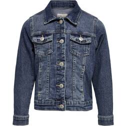 Only Spread Collar Jacket - Blue/Medium Blue Denim (15201030)