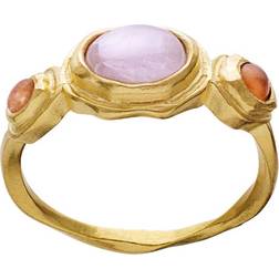 Maanesten Nemo Ring - Gold/Kunzite/Sunstone/Carnelian