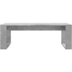 vidaXL 823362 Concrete Grey Couchtisch 35x102cm