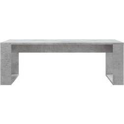 vidaXL 823362 Concrete Grey Soffbord 35x102cm