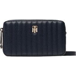 Tommy Hilfiger Timeless Camera Bag Quilted Handbag - Dark Blue