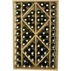 Winerex Carlo 68 Flasker Hvidbejdset Fyr Vinreol 68x105cm
