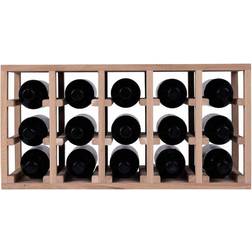 Caverack - HALF ALDA WIDE - 15 bottles Wine Rack 60x30cm