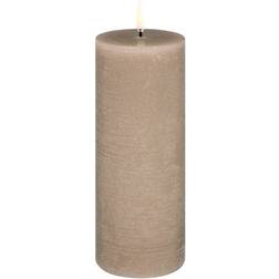 Uyuni Block Light Sandstone LED Candle 20cm