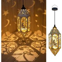 Singingarden Moon Star Fairy White Pendant Lamp 4.7"