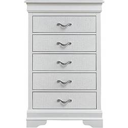 Glory Furniture Lorana White Chest of Drawer 31x48"