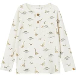 Lil'Atelier Gio Bob LS Slim Top - Turtledove (13235170)