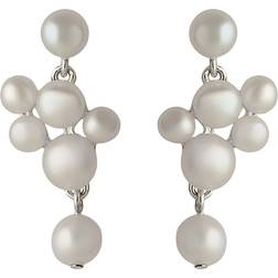 Pernille Corydon Treasure Earrings - Silver/Pearls