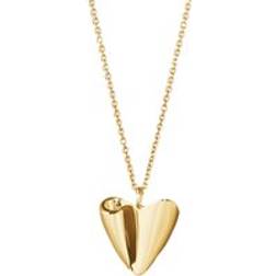 Georg Jensen 2024 Heart Pendant Necklace - Gold