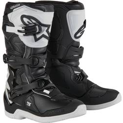 Alpinestars Tech 3S Jugend Motocross Stiefel - Schwarz/Weiß