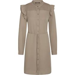 Bruuns Bazaar Camilla Nichola Dress - Roasted Grey Khaki