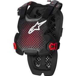 Alpinestars A-1, Brustprotektor Level-1 Dunkelgrau/Schwarz/Rot