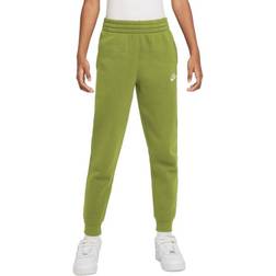 Nike Big Kid's Sportswear Club Fleece Joggers - Pear/White