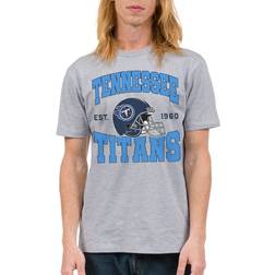 JUNK FOOD Clothing x NFL Tennessee Titans Team Helmet Short Sleeve Football Fan Shirt Men and Women