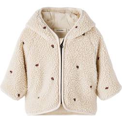 Lil'Atelier Nalo Loose Sherpa Jacket - Fog (13217151)