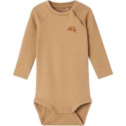 Name It Baby Croissant Romper - Tannin