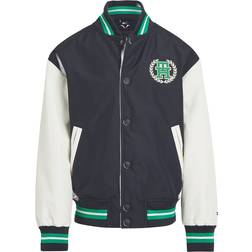 Tommy Hilfiger Kid's Monogram Varsity Back Logo Jacket - Desert Sky (KB0KB08873-DW5)