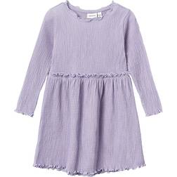 Name It Organic Cotton Dress - Heirloom Lilac (13228211)