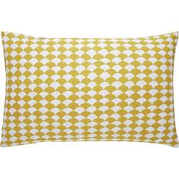 Habitat Scallop Cotton Standard Pillow Case Yellow